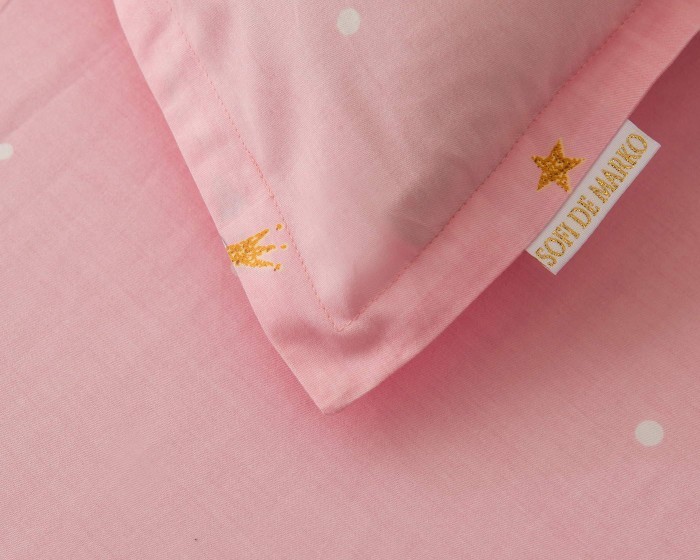 Лебедушка (персик) Комплект постельного белья детский