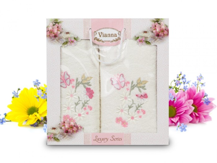 Набор полотенец Vianna Luxury Series (50x90, 70x140) 8014-02