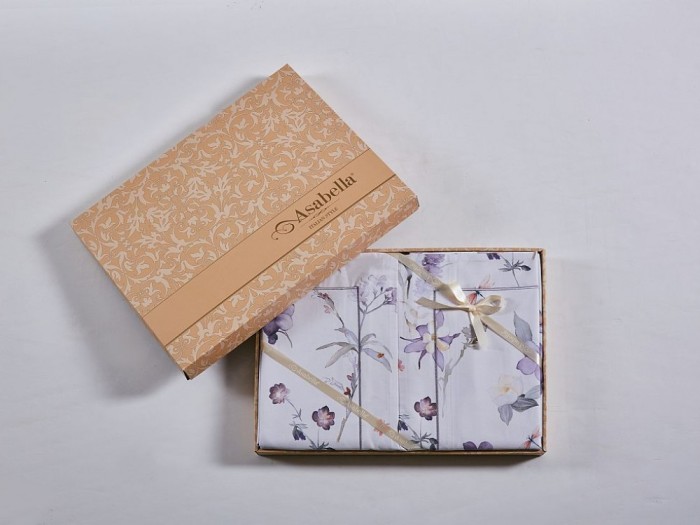 Комплект постельного белья 1,5-спальный, египетский хлопок Premium 2370-4S 