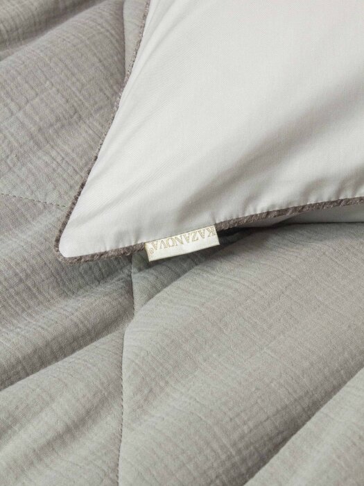Комплекты для сна Muslin & Satin Solid color (платина беж) Евро