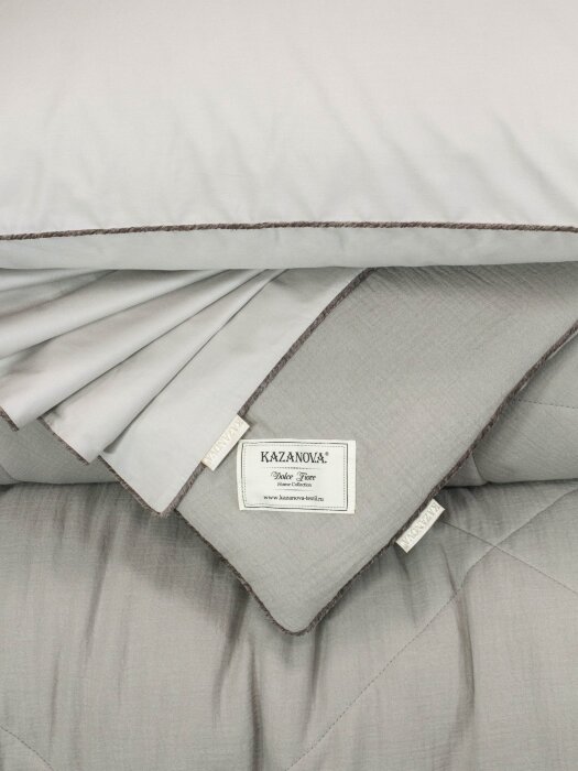 Комплекты для сна Muslin & Satin Solid color (платина беж) Евро