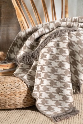 Плед Arya с принтом Rocket Коричневый