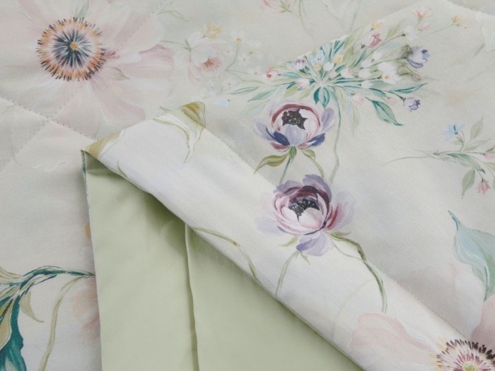 Комплект с 2-мя летними одеялами из сатина с лазерной печатью 160х220 см, 2337-2OSP