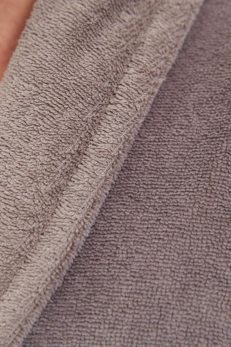 Махровый халат из бамбука Energy (PM France 947) бежево-серый