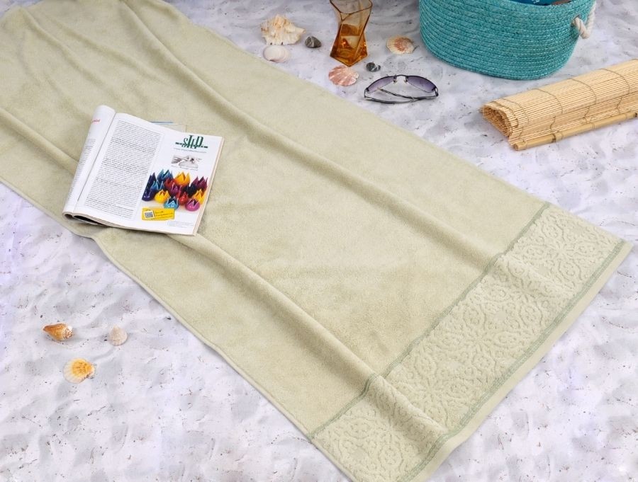MOLLY Green (фисташковый) полотенце банное 50x90