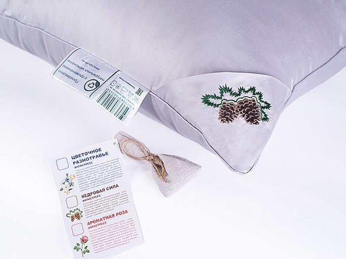 Подушка упругая "Кедровая сила" 50 х 70 см