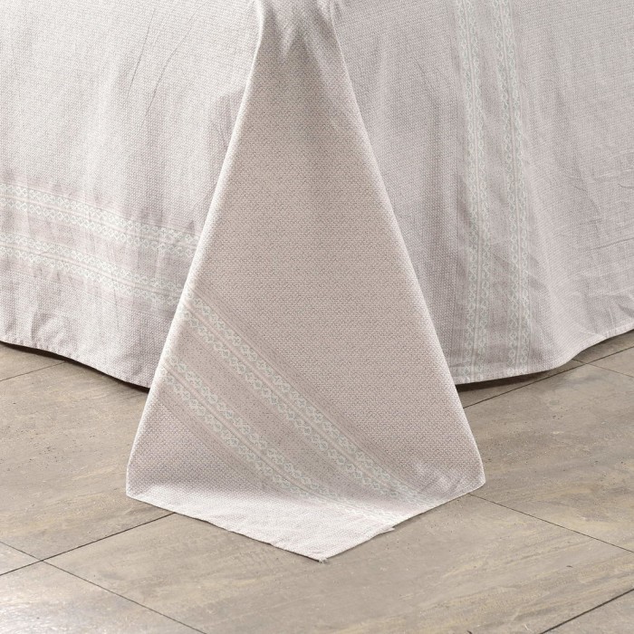 Петра (беж) Комплект постельного белья сатин Евро 4н