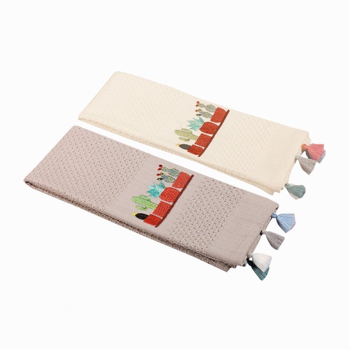 Набор Кухонных Полотенец Arya 65X39 2 Пр. Cactus