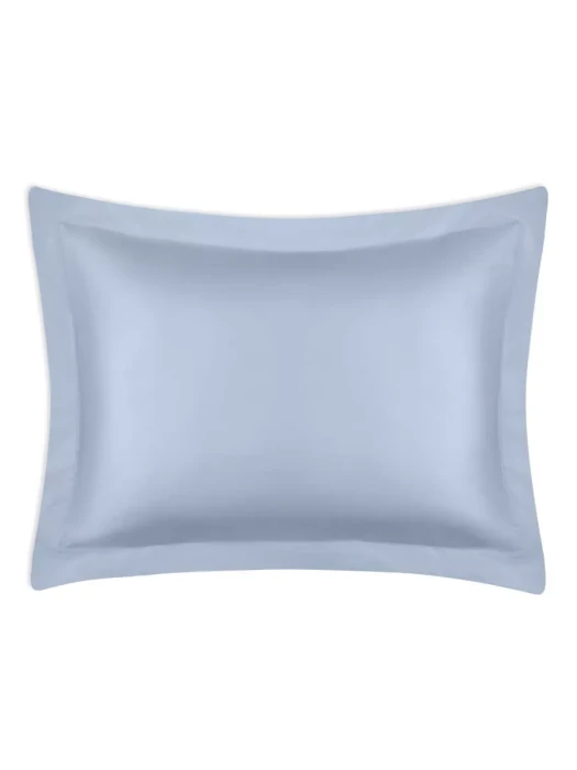 Постельное белье Arya Vip из Oднотонного Сатина Семейное 160x220 Светло-синий