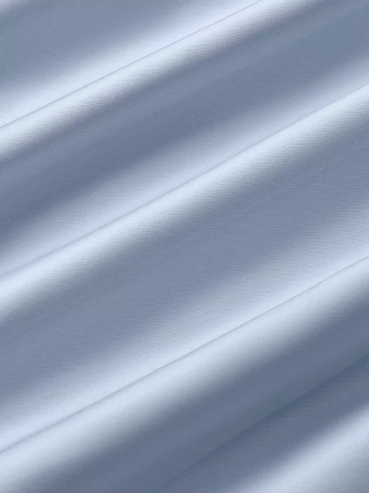 Постельное белье Arya Vip из Oднотонного Сатина Семейное 160x220 Светло-синий