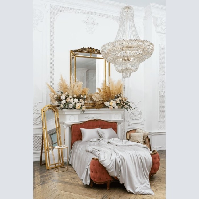 Постельное белье SILVERY GREY GRASS Семейный