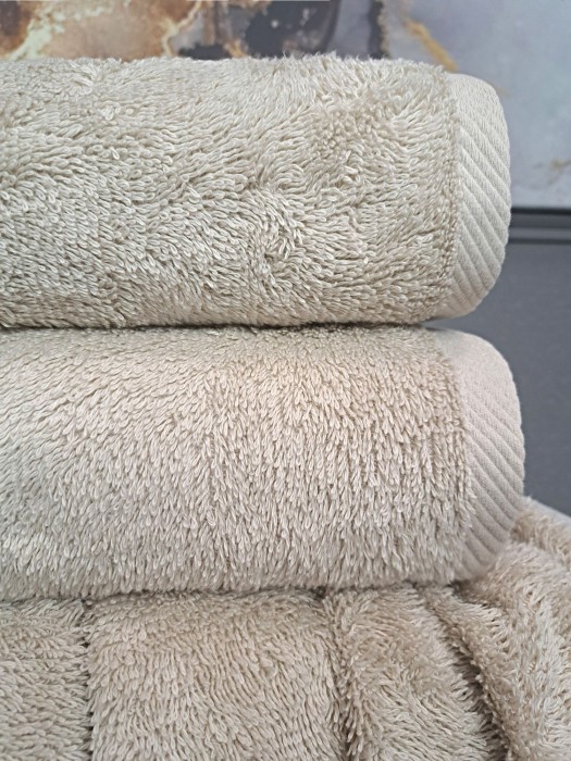 К-т полотенец Teddy (миндаль) 70х140см(1),50х90см(1)