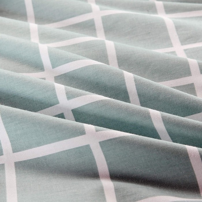 Джоффри (зеленый) Комплект постельного белья сатин Евро 4н