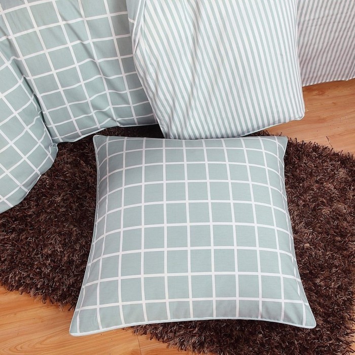 Джоффри (зеленый) Комплект постельного белья сатин Евро 4н