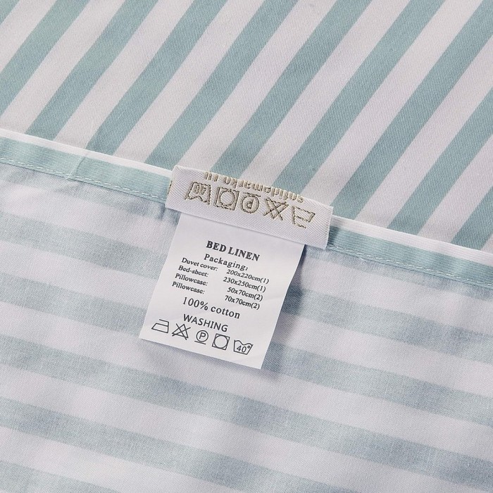 Джоффри (зеленый) Комплект постельного белья сатин Евро 4н