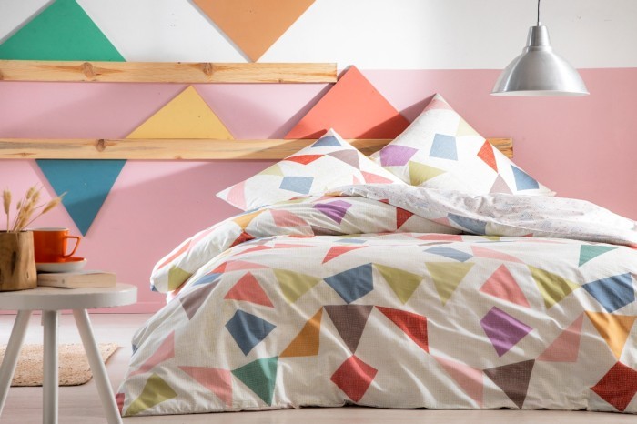 Постельное белье TAC RANFORCE YOUNG KEVIN евро красный