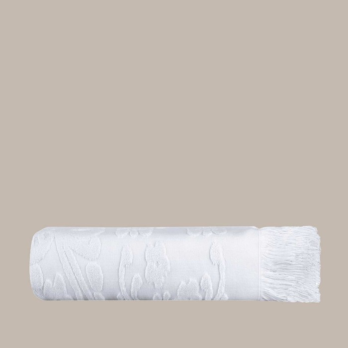 Полотенце Arya С Бахромой 70X140 Isabel Soft Белый