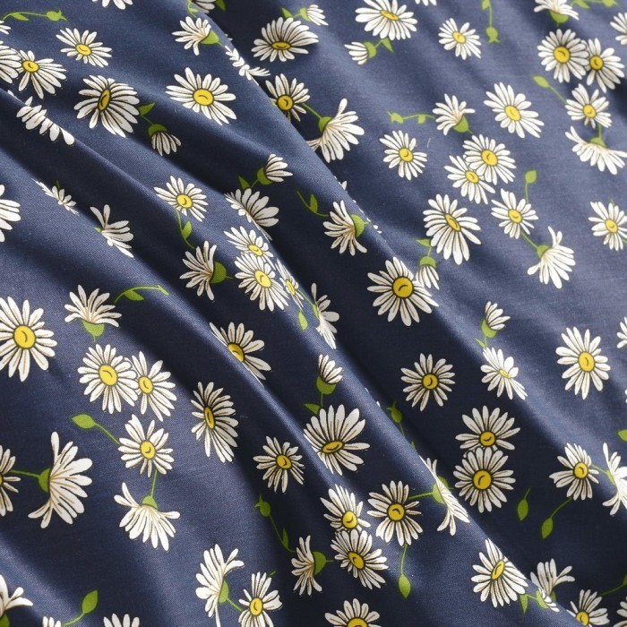 Марго синий Комплект постельного белья сатин Евро 4н