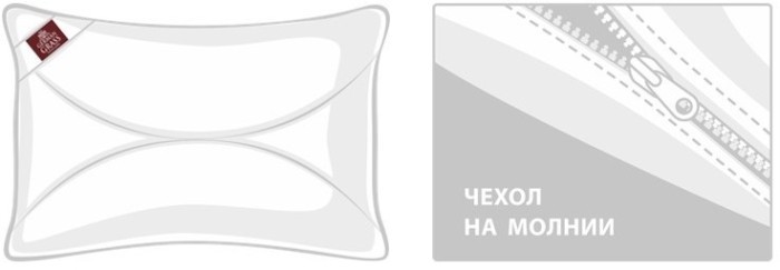 Подушка эвкалиптовое волокно Double Tencel Grass (70  x 70 ) Средняя