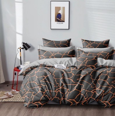 Комплект постельного белья Евро Сатин печатный 70х70-2шт и 50х70-2шт CA-6-698