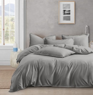 Комплект постельного белья Евро Сатин Однотонный70х70-2шт и 50х70-2шт ОCA-6-004-Серый