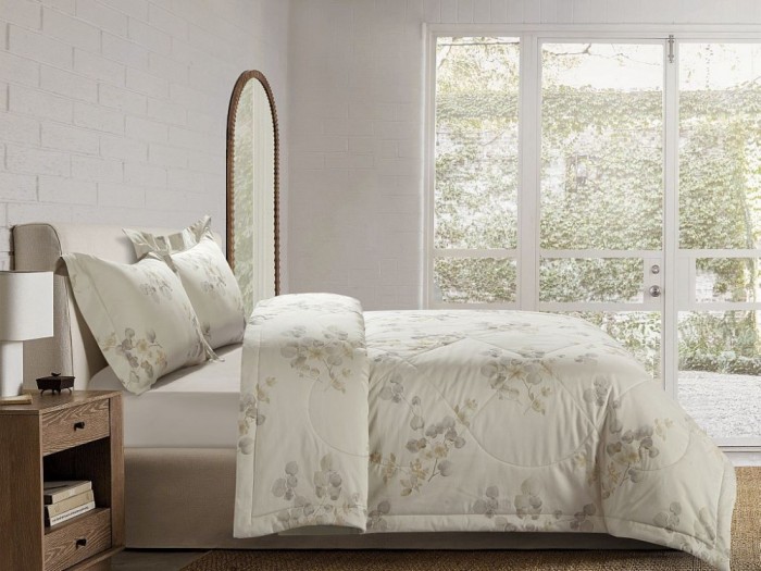 Комплект семейный с двумя летними одеялами из хлопкового жаккарда 160х220 см, 2241-2OSP