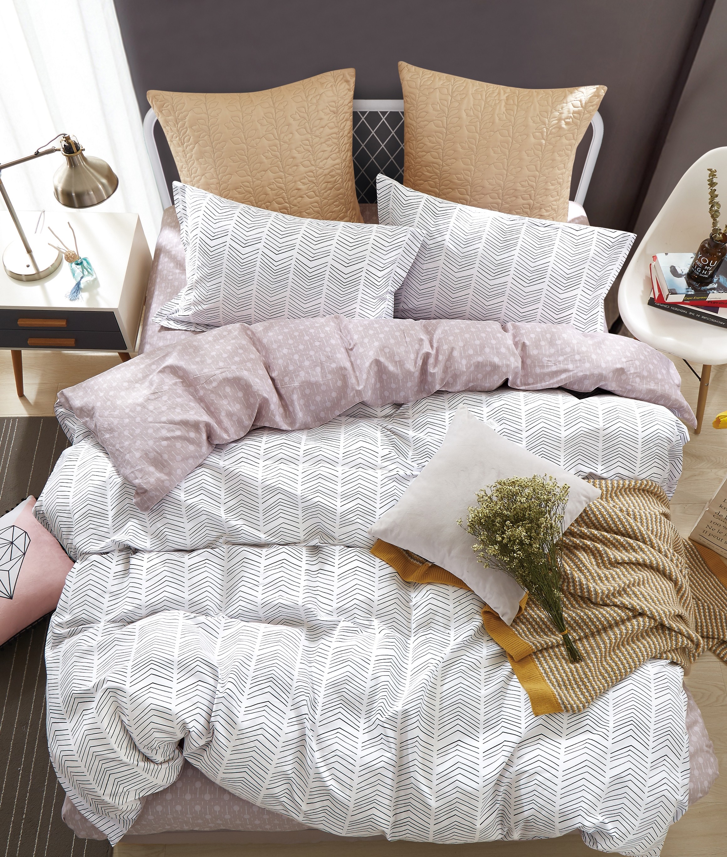 Постельное белье Twill 1,5 спальный наволочки 50x70 TPIG4-1153-50 КОД1050