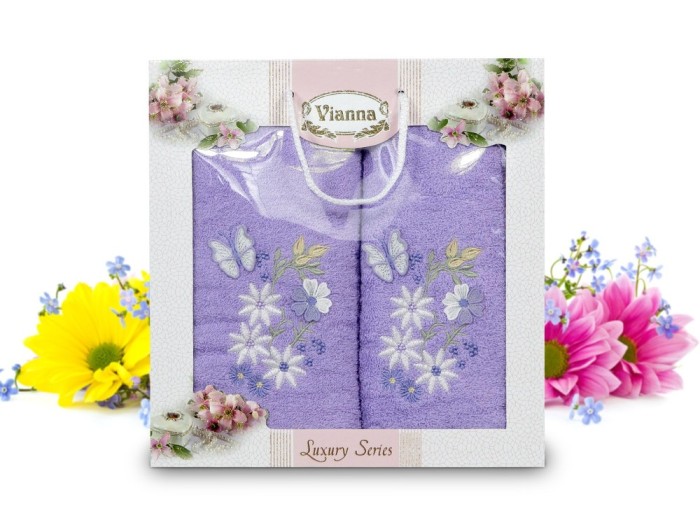 Набор полотенец Vianna Luxury Series (50x90, 70x140) 8014-04