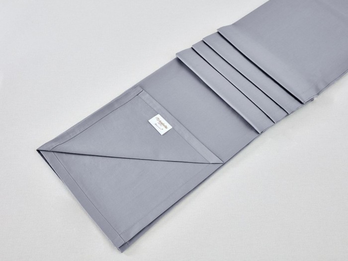 Комплект постельного белья семейный, египетский хлопок Premium 2370-7 