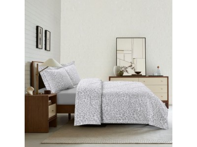 Комплект с летним одеялом одеялом из сатина с лазерной печатью 200х220 см, 2339-OMP