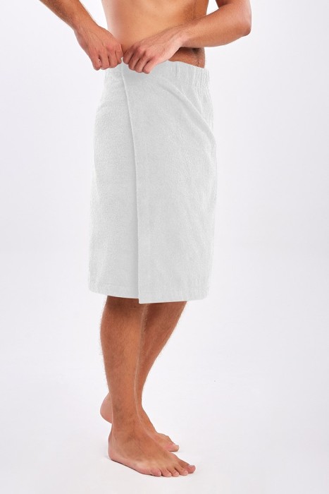 Килт для сауны на пуговицах Strongman (EVA) белый 