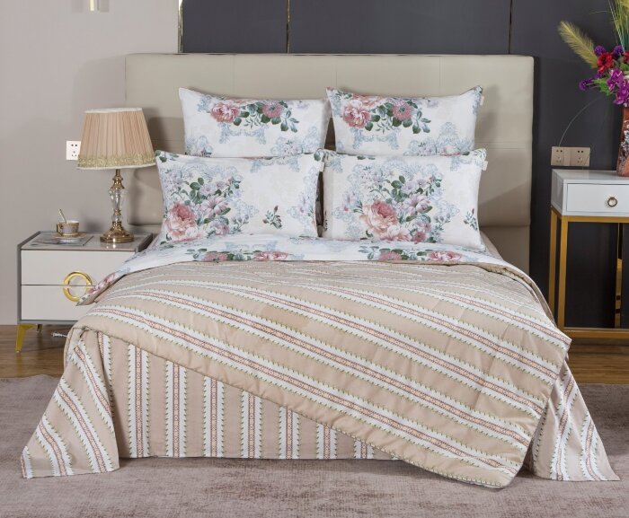 Комплекты для сна Верона (бежевый) Print Cotton Евро