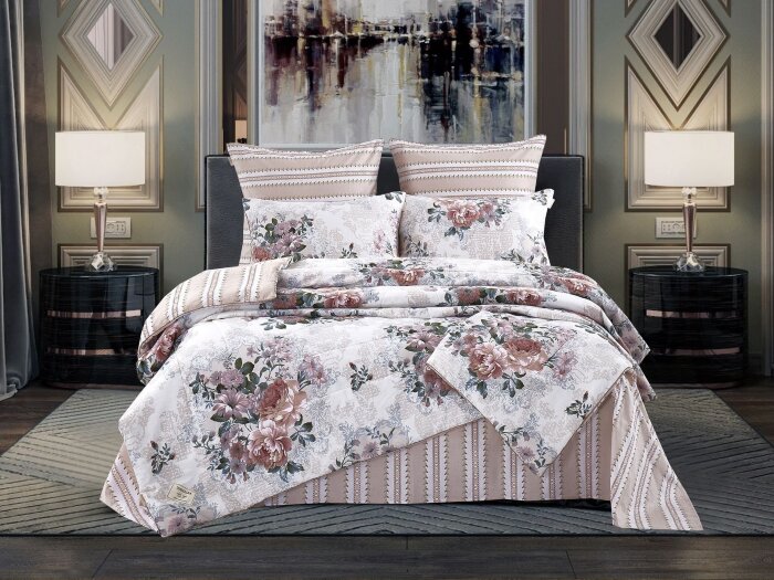 Комплекты для сна Верона (бежевый) Print Cotton Евро