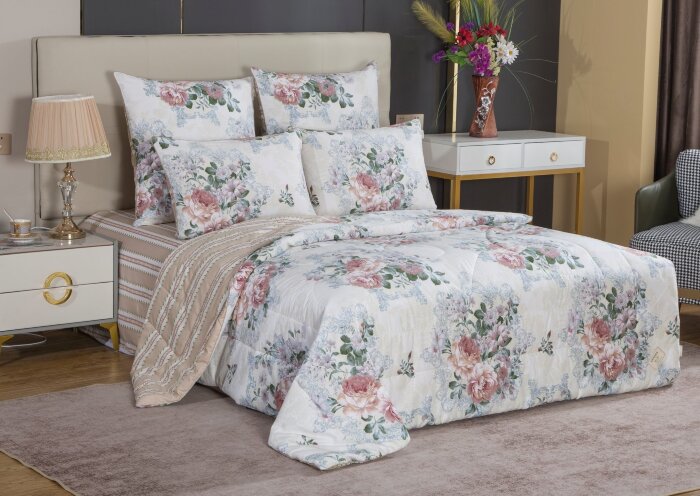 Комплекты для сна Верона (бежевый) Print Cotton Евро