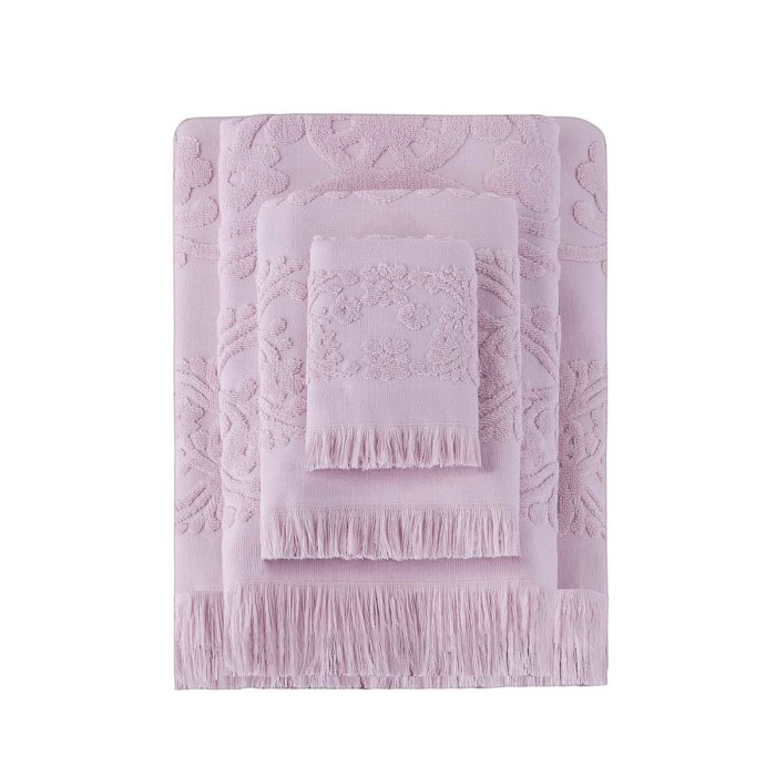 Полотенце Arya С Бахромой 70X140 Isabel Soft Пудра