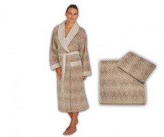 Полотенца ROSEBERRY STELLA Brown Cream towel-70x140