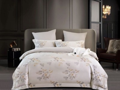 Комплект постельного белья Евро, хлопковый жаккард 2241-6