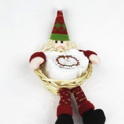 Санта (белый) Набор 30х30(3шт)