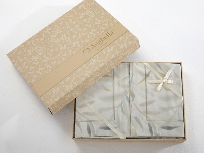 Постельное белье Asabella семейный, фланель 2289-7