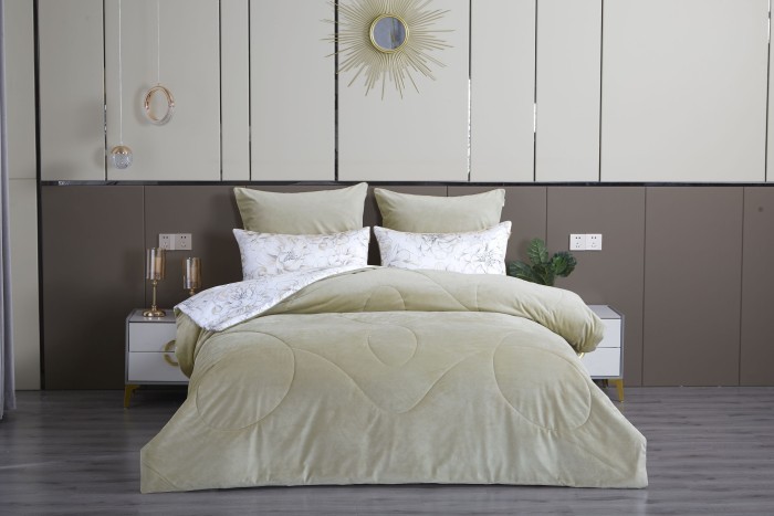 Комплекты для сна Силиция (бежевая олива) ABC Egypt Cotton Евро