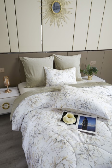 Комплекты для сна Силиция (бежевая олива) ABC Egypt Cotton Евро