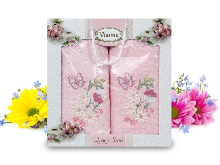 Набор полотенец Vianna Luxury Series (50x90, 70x140) 8014-05