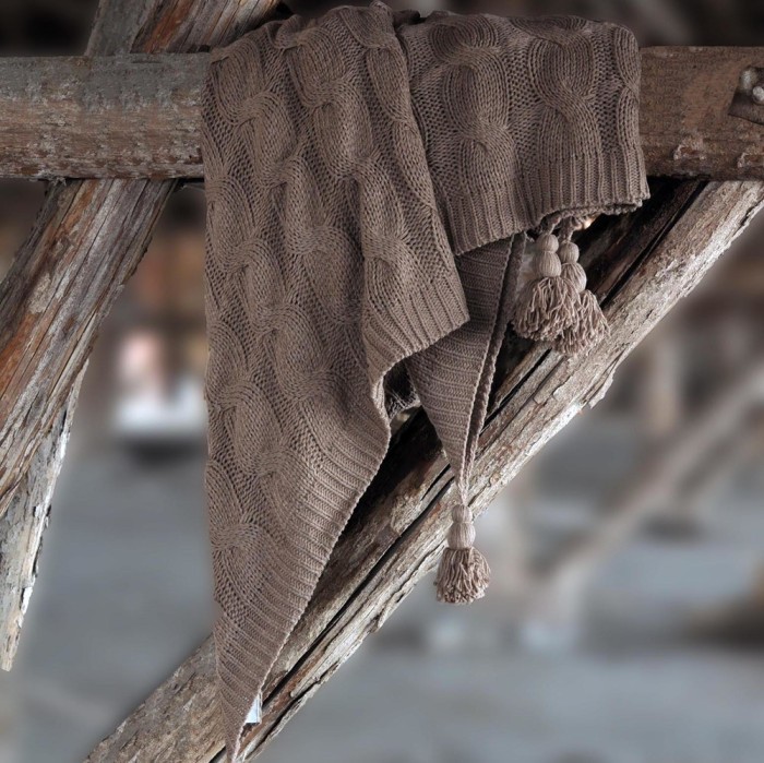 Вязка (корич) Покрывало 220х240