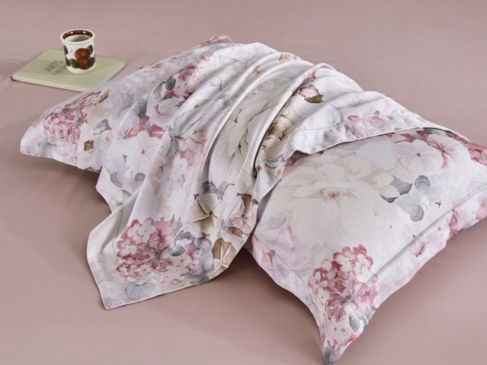 Постельное белье Asabella 2090-6 евро сатин тенсел-люкс