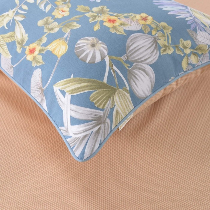 Аврил (синяя) Комплект постельного белья сатин 7Е