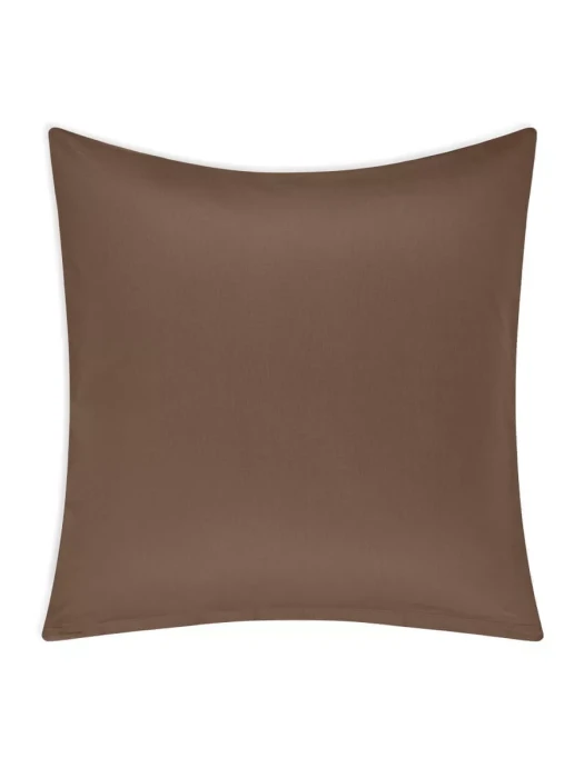 Постельное белье Arya Vip из Oднотонного Сатина Семейное 160x220 Темно-Коричневый