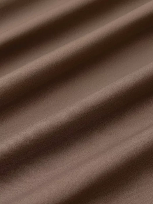 Постельное белье Arya Vip из Oднотонного Сатина Семейное 160x220 Темно-Коричневый