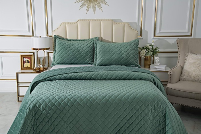 Натаниэль (изумруд) Покрывало 240х260