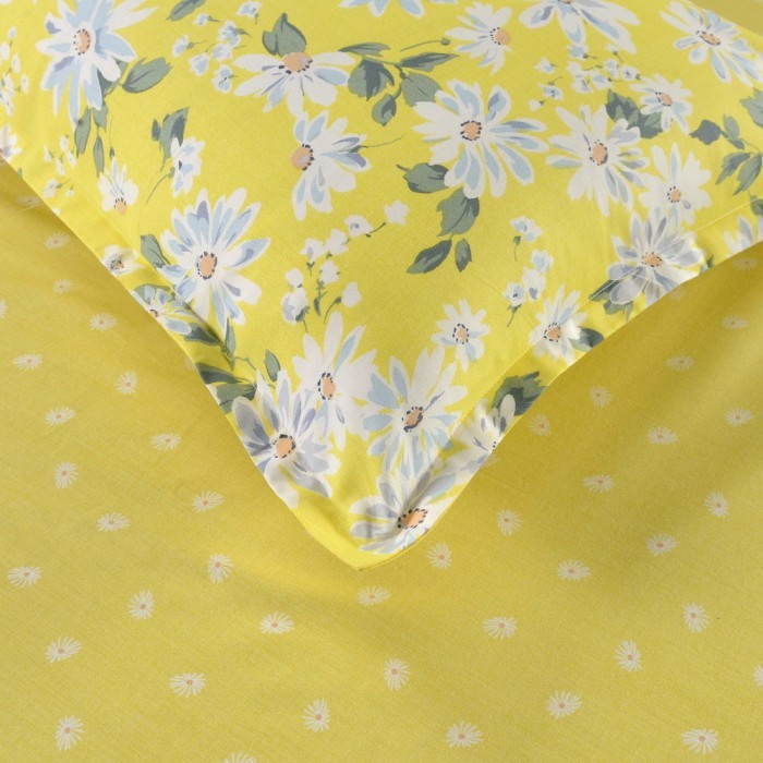 Франческа желтый Комплект постельного белья сатин 7Е