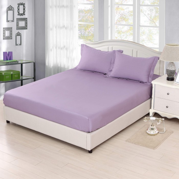 Марми (лиловый) Простынь 180х200х30